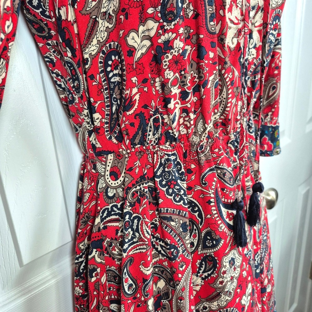 Flying Tomato red floral embroidered mini dress‎ women's large - Picture 3 of 9